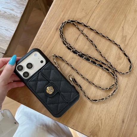 CUTECASE カード収納 iPhone17Promaxケース レザー製 iPhone16Pro/15pro/14ケース ストラップ付 耐衝撃CM6625