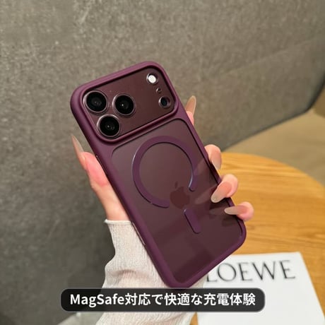 CUTECASE 高透明MagSafe対応 iPhone18Pro/18ProMaxケース クリア 着脱簡単 ソフトフレーム×ハードバック カメラボタン保護 CM6792