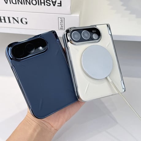 CUTECASE iPhone Duoケース 全面保護 360度回転スタンド カメラレンズ保護カバー付 高級レザー Magsafe対応 ヒンジ保護 メッキフレーム CM6888