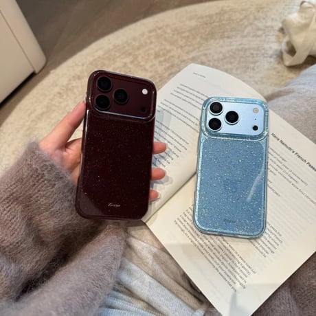 CUTECASE グリッターラメ iPhone18Pro/18ProMaxケース キラキラ感クリア iPhone17Pro/16ProMaxカバー 大人可愛い CM6835
