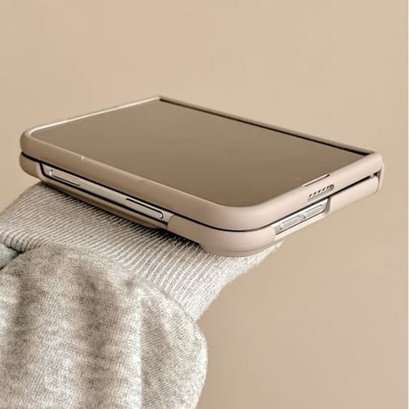 CUTECASE iPhone Duo専用ケース スタンド付き ハンドベルト付き マット 落下防止 ヒンジ保護 耐衝撃 高機能CM6826