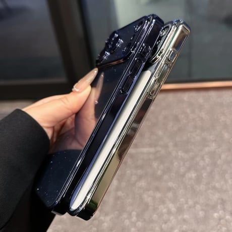 CUTECASE キラキラ MagSafe対応耐衝撃 iPhone18Proケース 星の空 輝く iPhone17Pro/15カバー ラメ入り オシャレ 美しい 高級感 黄ばまない 頑丈CM3814