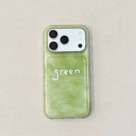 CUTECASE Green iPhone17Promaxケースグラデーションカラー iPhone16ProMax/15Proケース 丈夫 涼しい感じ CM6579