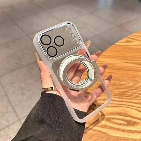 CUTECASE高機能高品質 iPhone18pro/18promaxケース MagSafeリングスタンド iPhone17Pro/16/15シリーズカバー 耐衝撃 レンズカバー付CM5751