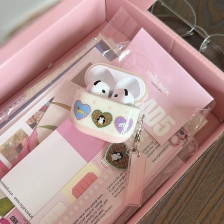 CUTECASEペンギン Airpods Pro3ケース 韓国風 Airpods4/3カバー pro2/pro1 リング/キーホルダー 可愛いCM6611