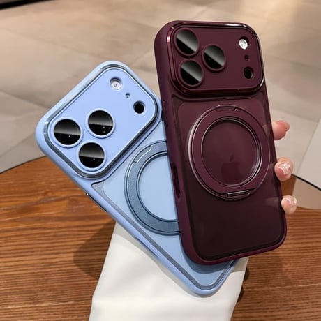 CUTECASE iPhone18Proケース高品質多機能 MagSafeリングスタンド iPhone18Promax/17pro/16promax/15カバー 滑り止め加工 黄ばまないCM6699