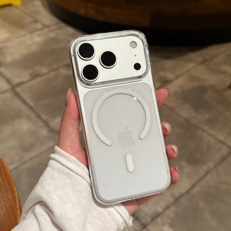 CUTECASE MagSafe対応 高透明 iPhone18Pro/18ProMaxケース カラーフレーム iPhone17/16proケース 薄型 軽量 精密設計CM6788]