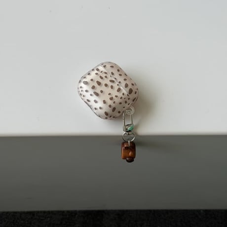 CUTECASE Airpods 5 対応ケース アニマル柄 Airpodspro3/2/カバー Airpods4/3 ハンドストラップ・コーヒーカップチャーム付きCM6775