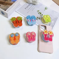 CUTECASE サンダル スマホリング マグネット式 ハート磁石グリップスタンド 耐久性あり ギフトに最適 韓国っぽ CM6569
