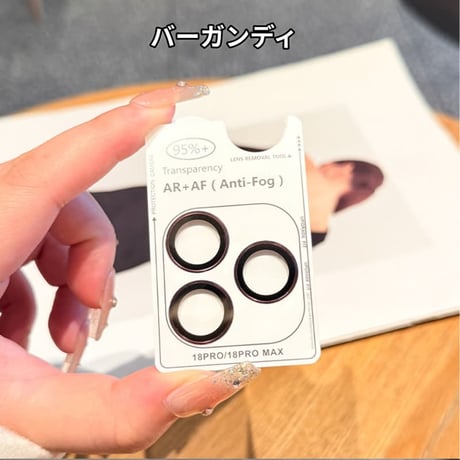 CUTECASE カメラレンズカバー iPhone18ProMax/18Pro アルミ合金レンズリング 17/17Pro/16proシリーズカメラレンズフィルム 取り外しツール付き CM6790