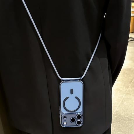 CUTECASE ショルダー ストラップ付き iPhone18Pro/18ProMax MagSafe対応 メタリック iPhone17/16/15カバー カメラ保護 高級感CM6825