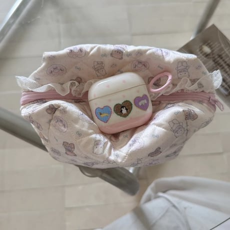 CUTECASEペンギン Airpods Pro3ケース 韓国風 Airpods4/3カバー pro2/pro1 リング/キーホルダー 可愛いCM6611