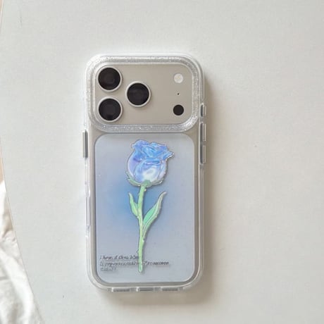 CUTECASE バラ柄 iPhone18Pro/17Proケース キラキララメ入り iPhone17/16Pro/15/14ケース 光沢感 可愛い 美しいCM6624
