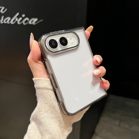 CUTECASE iPhone Duoケース 黄ばみにくい 高透明 カラーフレーム クリアケース 薄型軽量 着脱簡単CM6831