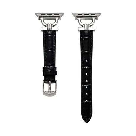 CUTECASE ワニ革 AppleWatchバンド 高級感高品質 AppleWatchベルト Series 12/11/10/9/8 SE3/2 Ultra4/3/2/1 上品エレガントCM6724