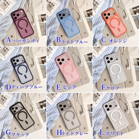 CUTECASE 2in1着脱式レンズカバー付き iPhone18Pro/18ProMaxケース MagSafe対応 ソフトバンパー×ハード背面 半透明 プレミアムマット質感 CM6764