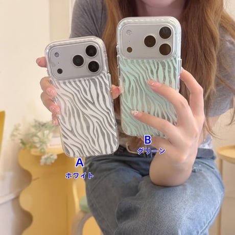 CUTECASEゼブラ柄 iPhone18Promaxケース キラキラ感 iPhone17ProMax/16Pro/15/14ケース オシャレ シンプル風CM6603