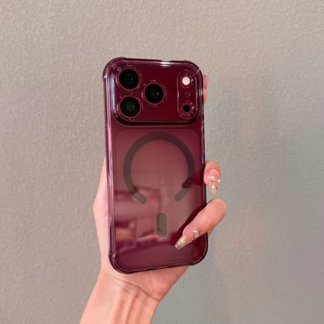 CUTECASE 四隅エアクッション構造 耐衝撃iPhone18Pro/18ProMaxケース MagSafe対応 クリア iPhone17/16proケース 薄型 軽量 着脱簡単CM6777