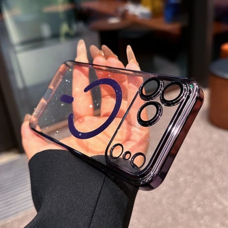 CUTECASE キラキラ MagSafe対応耐衝撃 iPhone18Proケース 星の空 輝く iPhone17Pro/15カバー ラメ入り オシャレ 美しい 高級感 黄ばまない 頑丈CM3814