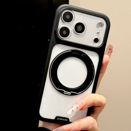 CUTECASE iPhone18Pro/18ProMaxケース 滑り止め加工 カメラコントロール保護カバー付 MagSafeリングスタンド 耐衝撃 CM6750