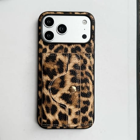 CUTECASE ミラーとカード入れ付iPhone17Promaxケース革製 ショルダーストラップ付 iPhone16ProMax/15/14カバー 耐衝撃 多機能CM6580
