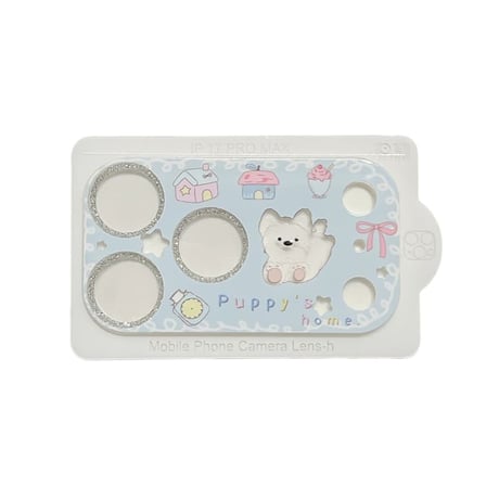 CUTECASE可愛い動物柄 カメラカバー iPhone18Pro/18promax iPhone17pro/17ProMax ガラスレンズフィルム 傷から保護 CM6617