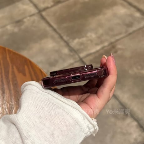 CUTECASE MagSafe対応 高透明 iPhone18Pro/18ProMaxケース カラーフレーム iPhone17/16proケース 薄型 軽量 精密設計CM6788]