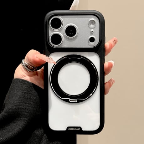 CUTECASE iPhone18Pro/18ProMaxケース 滑り止め加工 カメラコントロール保護カバー付 MagSafeリングスタンド 耐衝撃 CM6750