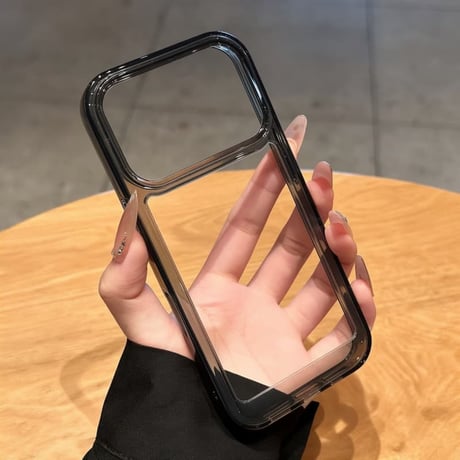 CUTECASE 黄ばみにくい高透明 iPhone18Pro/18ProMaxケース ソフトフレーム×ハードバック iPhone17/16proケース 薄型 軽量 着脱簡単CM6801