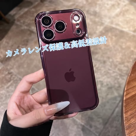 CUTECASE 四隅エアクッション構造 耐衝撃iPhone18Pro/18ProMaxケース 高透明 クリア iPhone17/16proケース 薄型 軽量 着脱簡単CM6787