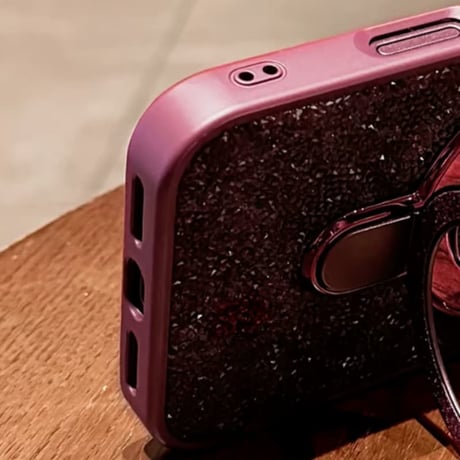 CUTECASE ダイヤデコ iPhone18Pro/18ProMaxケース MagSafeリングスタンド キラキラビジュー iPhone17ProMax/16ケース 耐衝撃 CM6799
