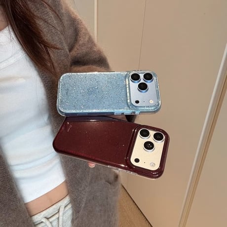 CUTECASE グリッターラメ iPhone18Pro/18ProMaxケース キラキラ感クリア iPhone17Pro/16ProMaxカバー 大人可愛い CM6835