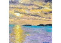朝光の熱海湾