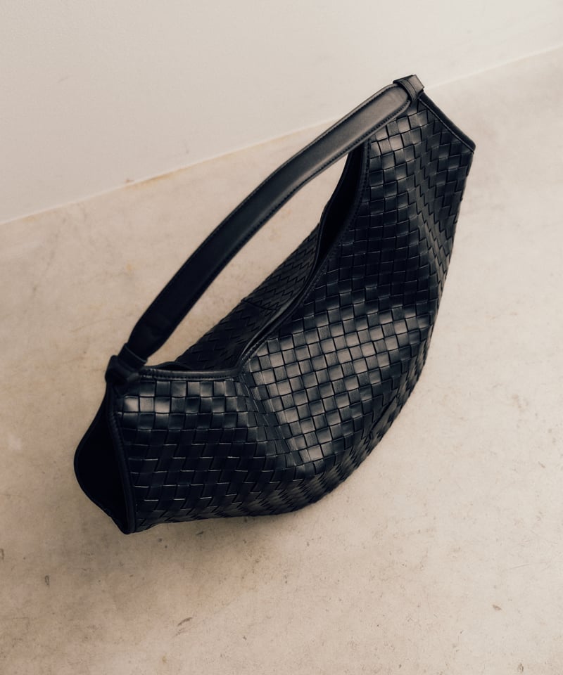 LEATHER MESH TOTE BAG | JISTORY
