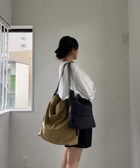 CANVAS BUCKET BAG