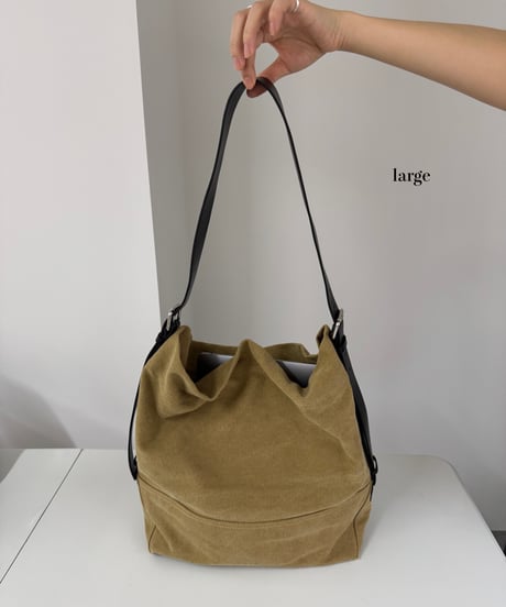 CANVAS BUCKET BAG