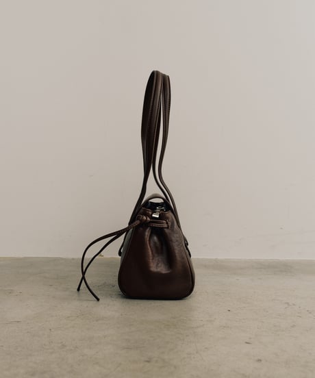 LEATHER FLAP SHOULDER BAG