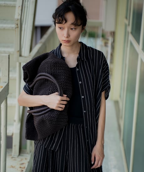 CASUAL WOVEN SHOULDER TOTE
