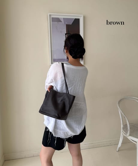 【予約販売】RELAXED LAMBSKIN BAG