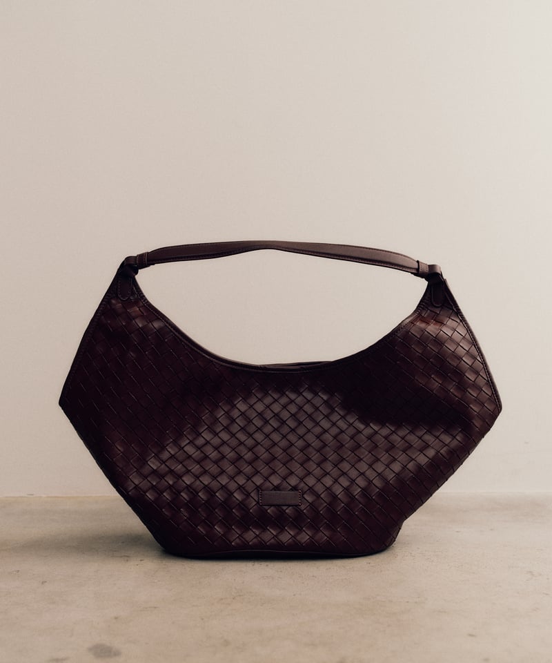 LEATHER MESH TOTE BAG | JISTORY