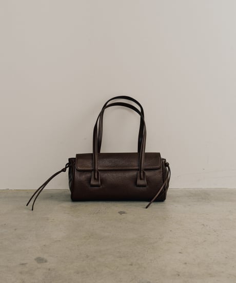 LEATHER FLAP SHOULDER BAG