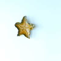 70s Ceramic Starfish dish wallhanging