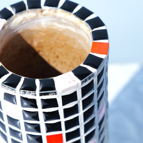 60s Mosaik-Vase