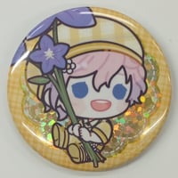 A3!　向坂椋　アニメイトカフェ 第12弾 グリッター缶バッジ Little Bouquet ver.