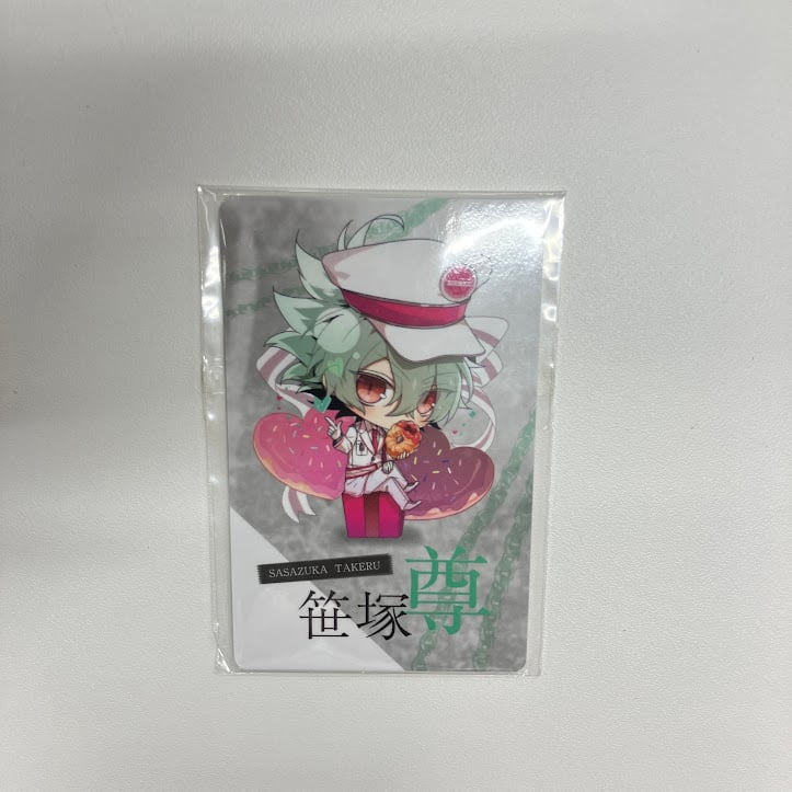Collar×Malice　キャラポップストア　手帳型カードケース　IDカード Collar×Malice 笹塚尊 IDカード | K-BOOKS 池袋 2次元グッズ通販