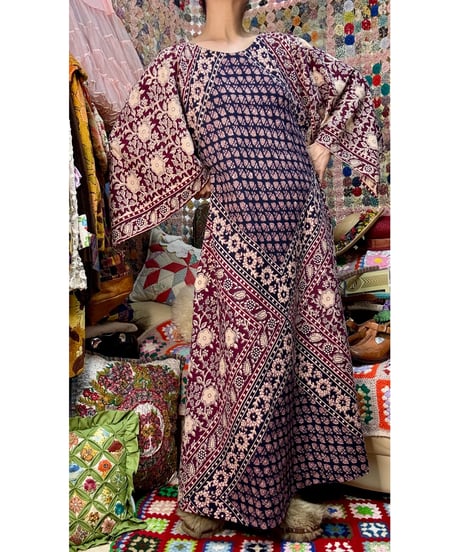 70s pakistan cotton dress