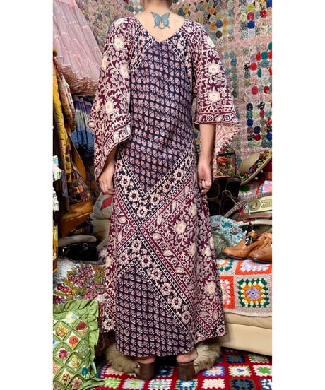 70s pakistan cotton dress
