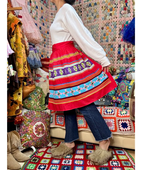 50-60s seminole patchwork apron