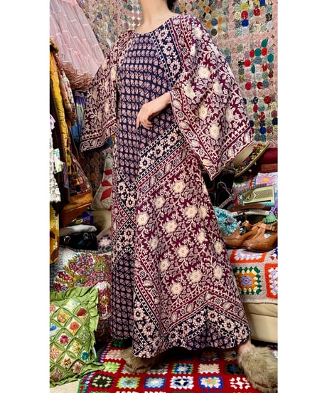 70s pakistan cotton dress