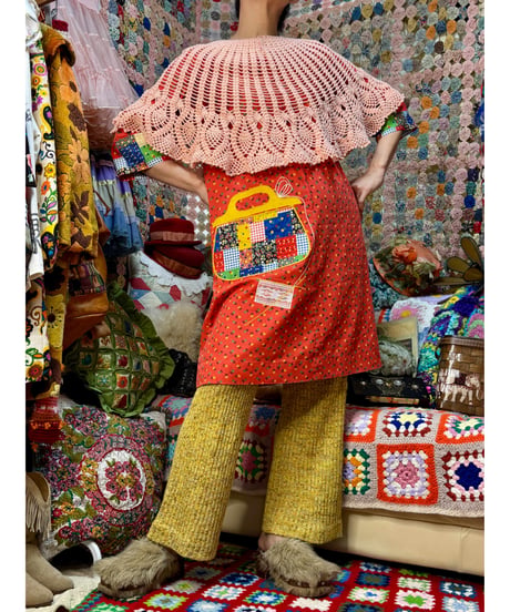 hand crocheted cape